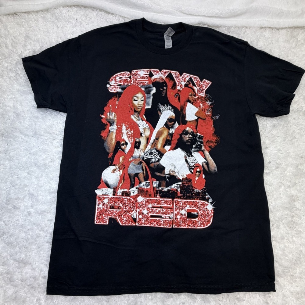 Sexyy Red Hottest Princess Tour T Shirt Size Medium w/Tour Dates On The Back